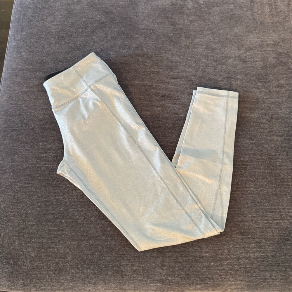 Victoria's Secret Shimmering Silver Leggings